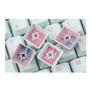 TAIHAO DOUBLE SHOT PBT KEYCAPS SET FOR CHERRY MX SWITCH (104-KEYS) (BABY MIAMI) (PINK/MINT) (C02BP201) - DataBlitz