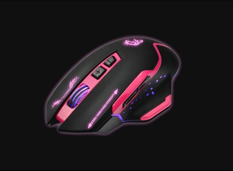 Dragonwar Blue Sensor Mouse (ELE-G17-Pink) - DataBlitz