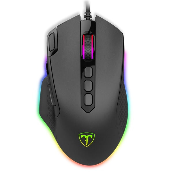 T-Dagger Bettle 10-Button RGB Backlighting Wired Gaming Mouse