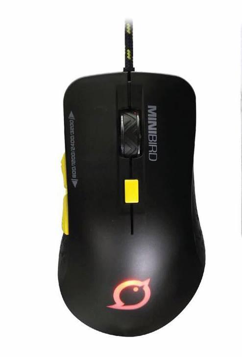 Elephant Minibird Wired Mouse (M-WM-002-BLACK) - DataBlitz