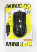 Elephant Minibird Wired Mouse (M-WM-002-BLACK) - DataBlitz