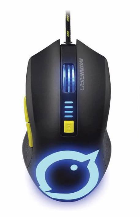 Elephant Mini Bird Wired Mouse Black (M-WM-003) - DataBlitz