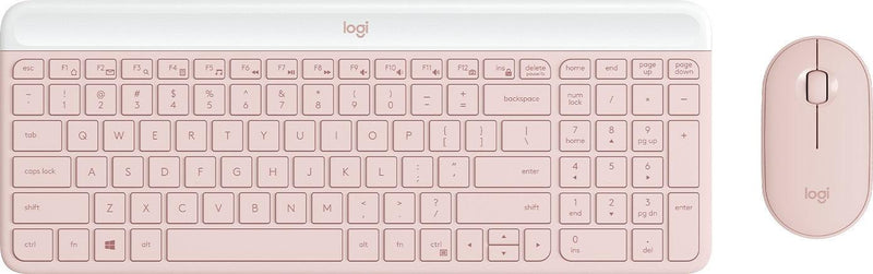 Logitech Slim Combo MK470 Wireless Keyboard And Mouse (Rose) - DataBlitz