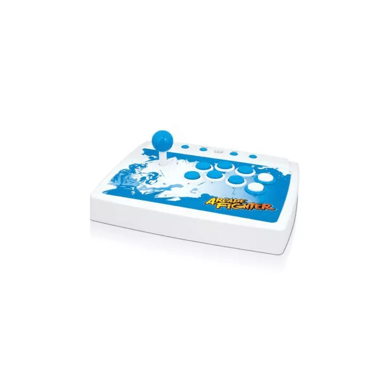 WII ARCADE FIGHTER WHITE/BLUE - DataBlitz