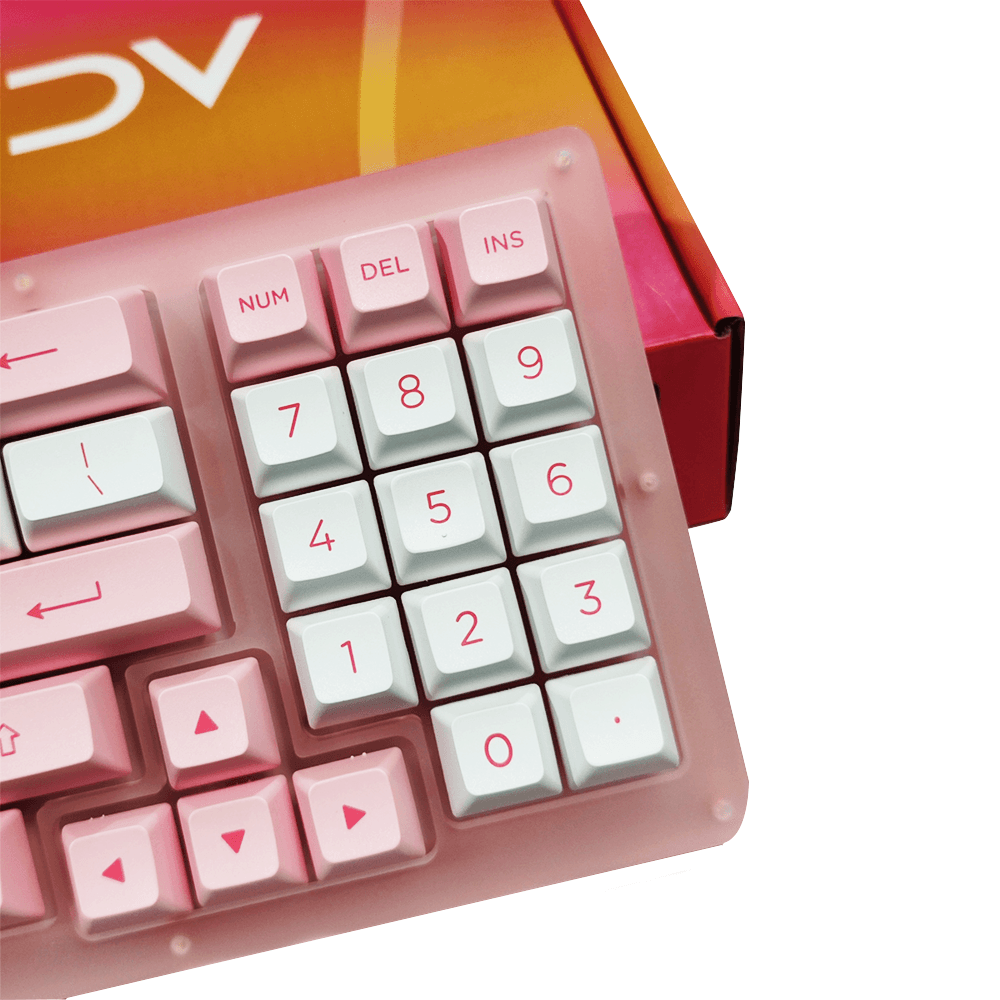 AKKO ACR98 MINI RGB HOT-SWAPPABLE ACRYLIC MECHANICAL KEYBOARD PRUNUS LANNESIANA (JELLY PINK SWITCH) - DataBlitz