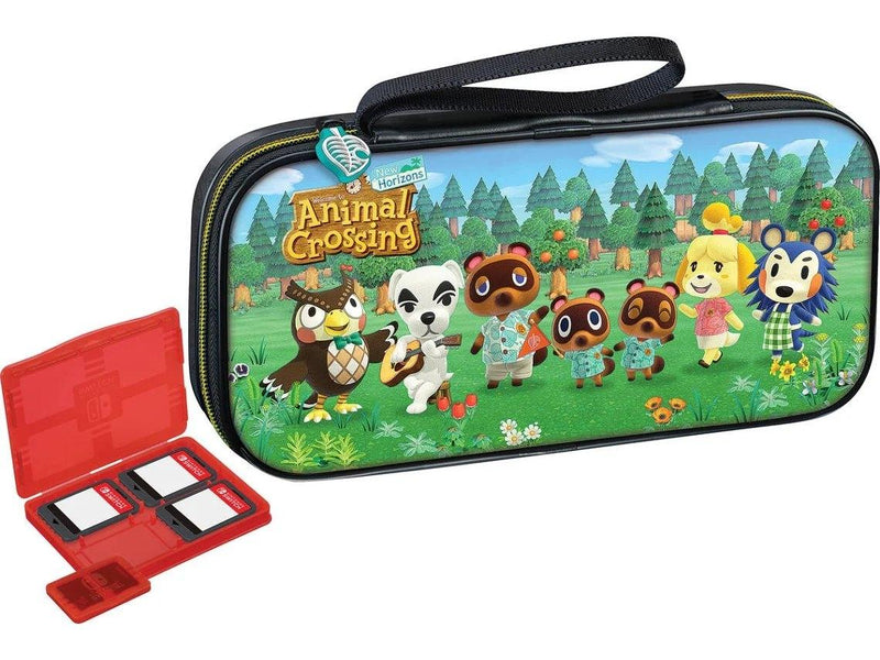 NSW GAME TRAVELER DELUXE TRAVEL CASE ANIMAL CROSSING EDITION W/ ADJUSTABLE STAND FOR SWITCH LITE (NNS39AC) - DataBlitz