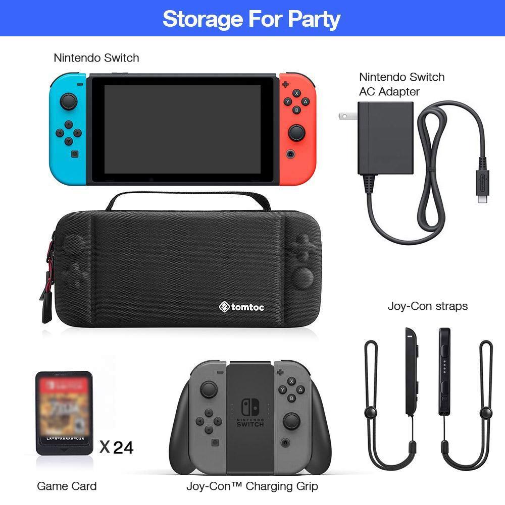 TOMTOC NSW TRAVEL PROTECTIVE CASE DESIGNED FOR N-SWITCH (BLACK) (A05-5D01) - DataBlitz