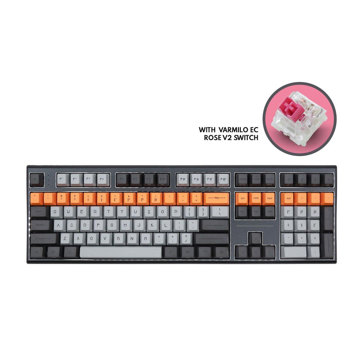 Varmilo VBM108 Bot Lie Mechanical Keyboard (Varmilo EC Rose V2) (A01A003B0A4A01A005) - DataBlitz