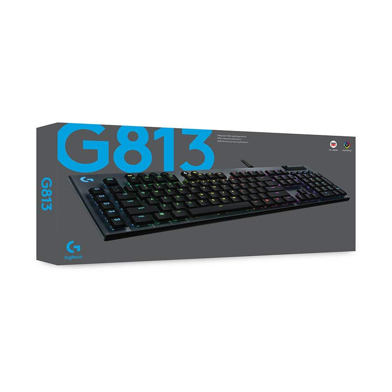 LOGITECH G813 LIGHTSYNC RGB MECHANICAL GAMING KEYBOARD (GL TACTILE SWITCH) - DataBlitz