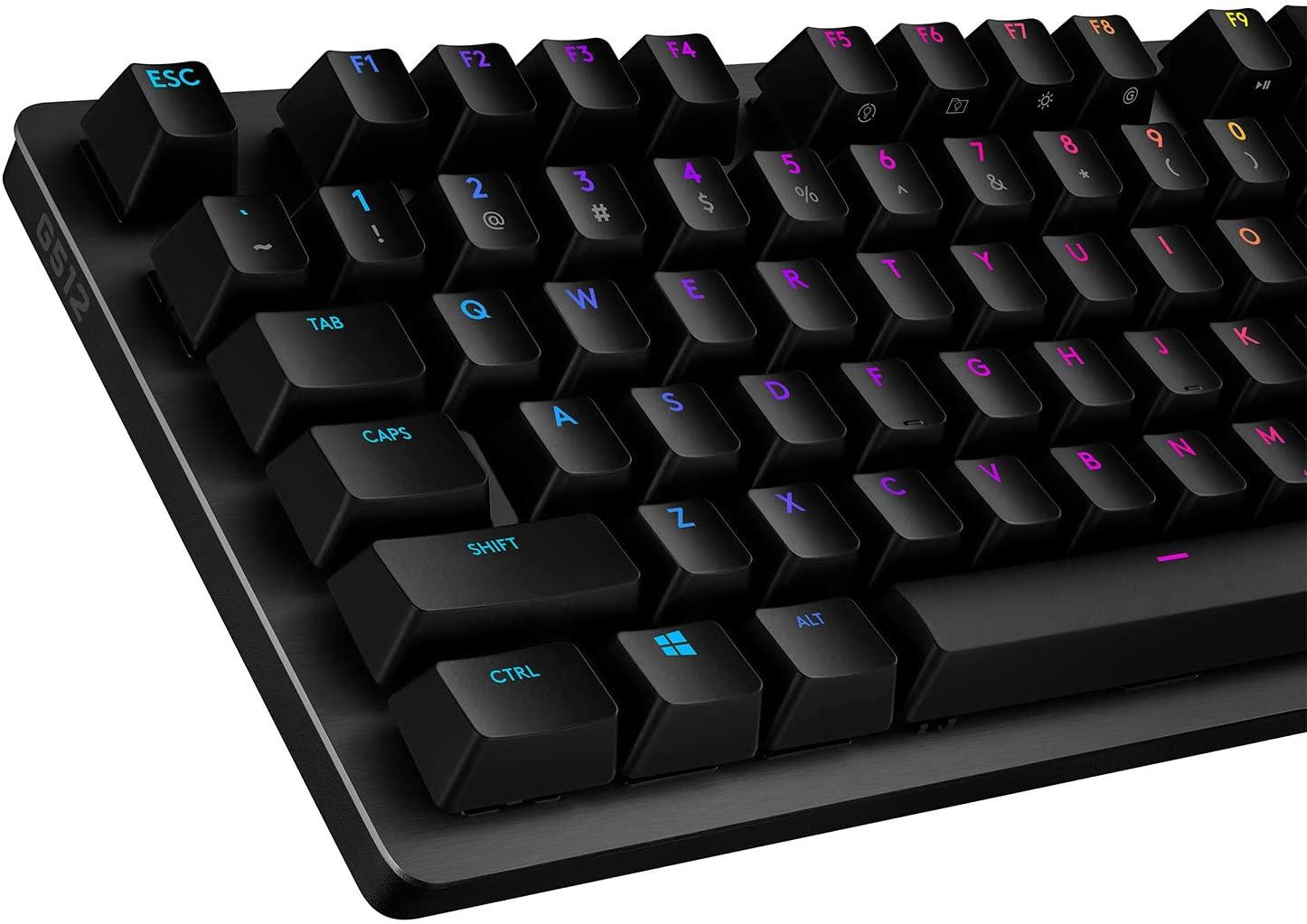 LOGITECH G512 CARBON RGB MECHANICAL GAMING KEYBOARD (GX BROWN TACTILE) - DataBlitz