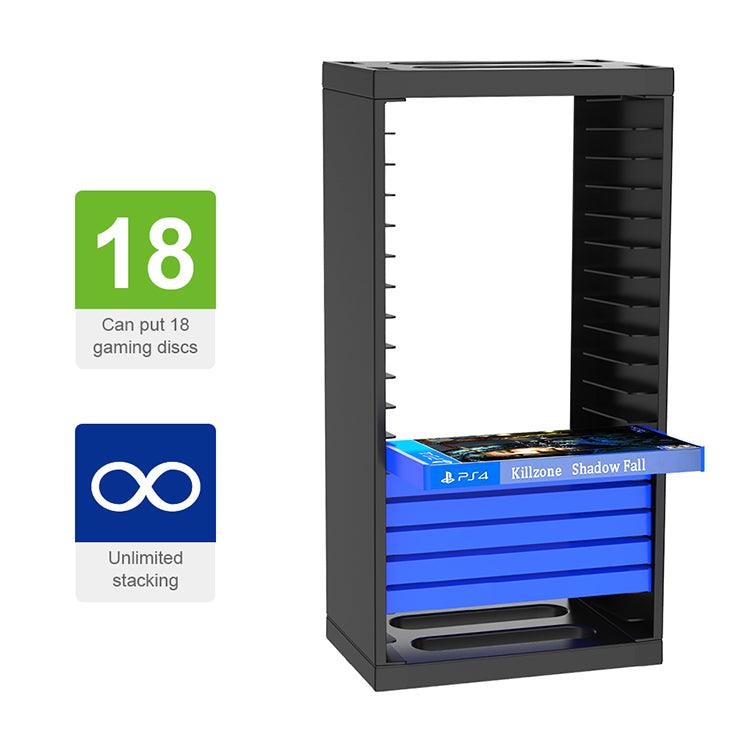 DOBE PS4 STORAGE STAND FOR P4 GAME CARD BOX 18 (TP4-19221) - DataBlitz