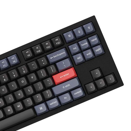 Keychron Q3 QMK Custom Mechanical Fully Assembled Carbon Black Wired Keyboard (Red Switch) (Q3c1) - DataBlitz