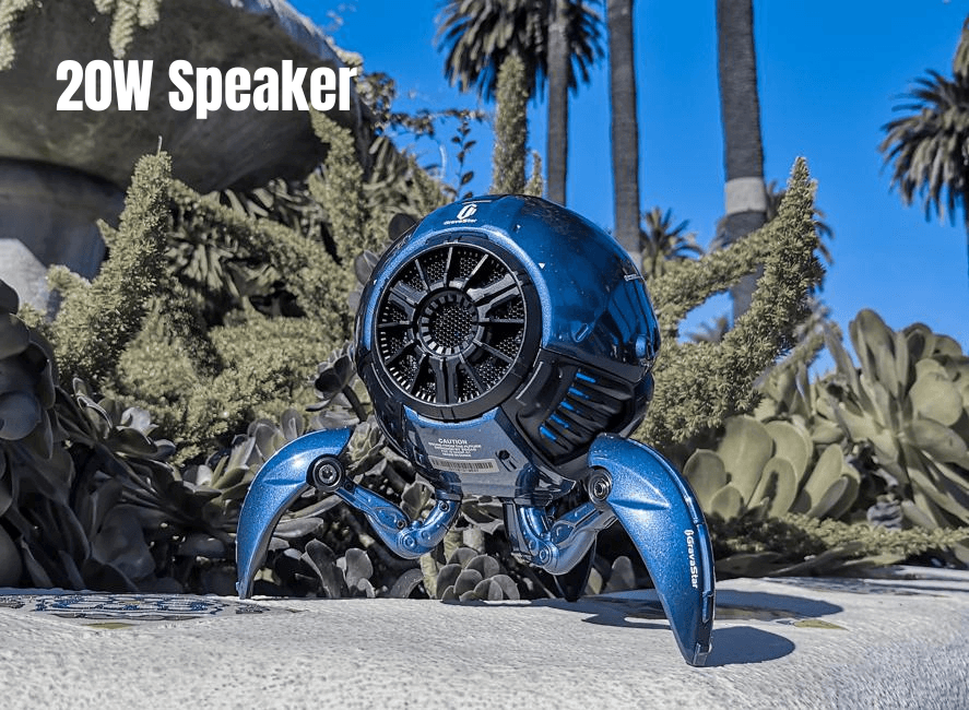 GRAVASTAR G1 BLUETOOTH SPEAKER MARS_SCI-FI BLUE - DataBlitz