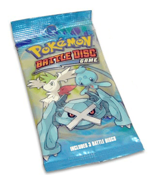 POKEMON BATTLE DISC GAME BOOSTERS (BLUE FOIL PACK) - DataBlitz