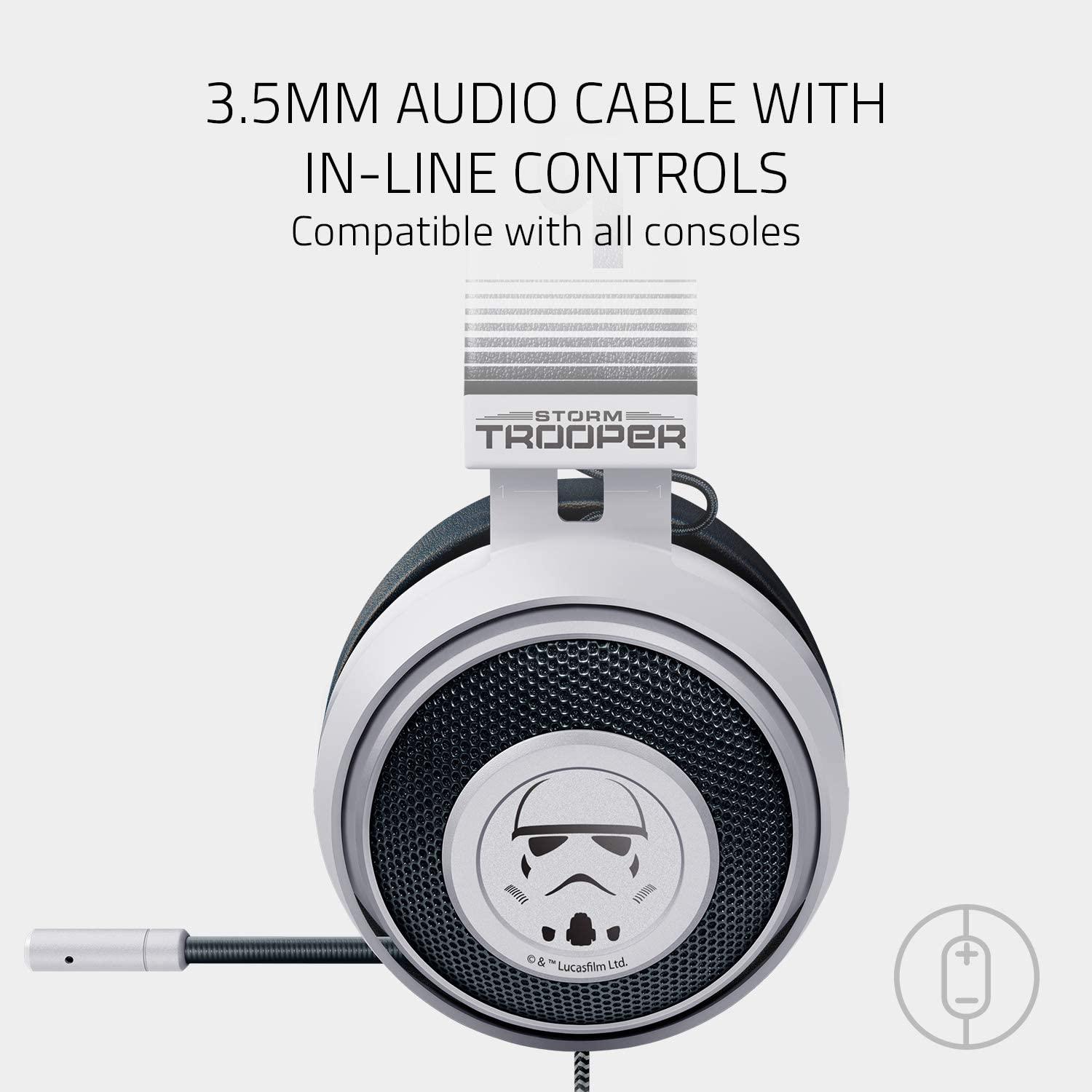 RAZER KRAKEN MULTI-PLATFORM WIRED GAMING HEADSET STORMTROOPER EDITION - DataBlitz