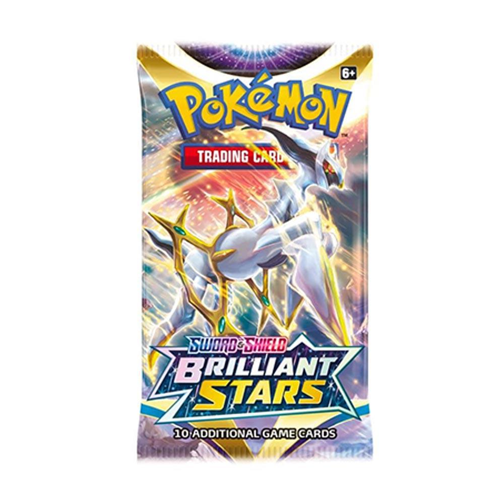 POKEMON TRADING CARD GAME SS9 SWORD & SHIELD BRILLIANT STARS BOOSTER (180-80996) (ONE RANDOM BOOSTER PACK) - DataBlitz