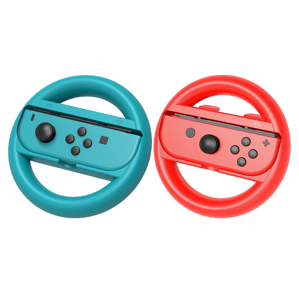 IPEGA RACING GAMES STEERING WHEEL 2 PCS FOR N-SWITCH JOY-CON (RED/BLUE) (PG-SW086) - DataBlitz