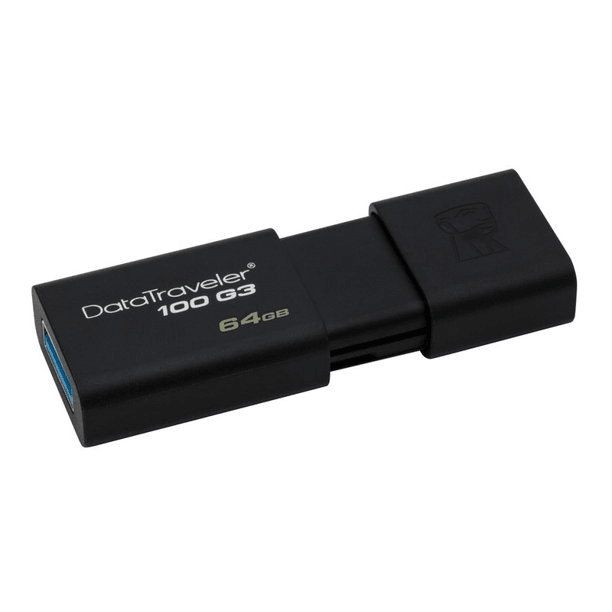 Kingston DT 100 G3 64GB (Black) - DataBlitz