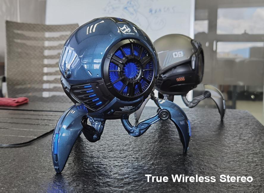 GRAVASTAR G1 BLUETOOTH SPEAKER MARS_SCI-FI BLUE - DataBlitz
