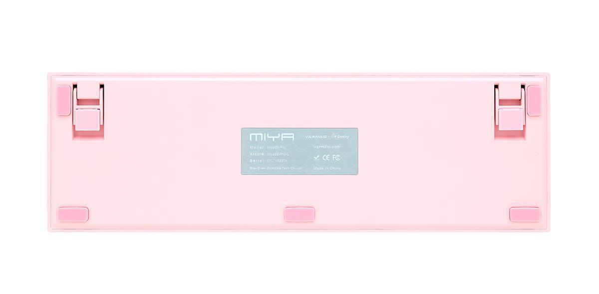 DUCKY MIYA PRO SAKURA PINK LED PBT MECHANICAL KEYBOARD CHERRY MX RED (MY68NR1P/PP88V) - DataBlitz