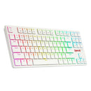 REDRAGON ANUBIS WIRELESS/WIRED RGB MECHANICAL GAMING KEYBOARD WHITE (DUST-PROOF BROWN SWITCH) (K539W-RGB) - DataBlitz