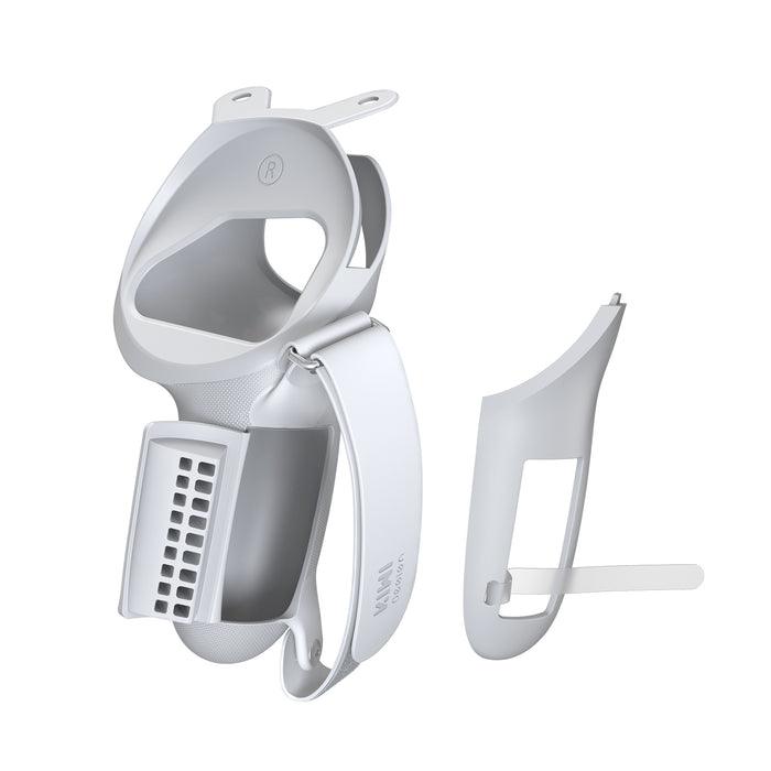 KIWI Design Controller Grips Cover With Battery Opening Compatible With Oculus Quest 2 (White) (KW-Q1PRO-2.2-FWH-US) - DataBlitz