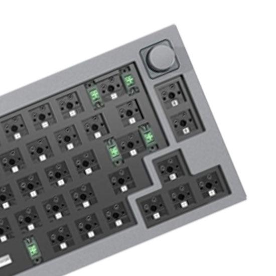 Keychron Q2 QMK Custom Mechanical Barebone Knob Keyboard (Silver Grey) (Q2b2) - DataBlitz