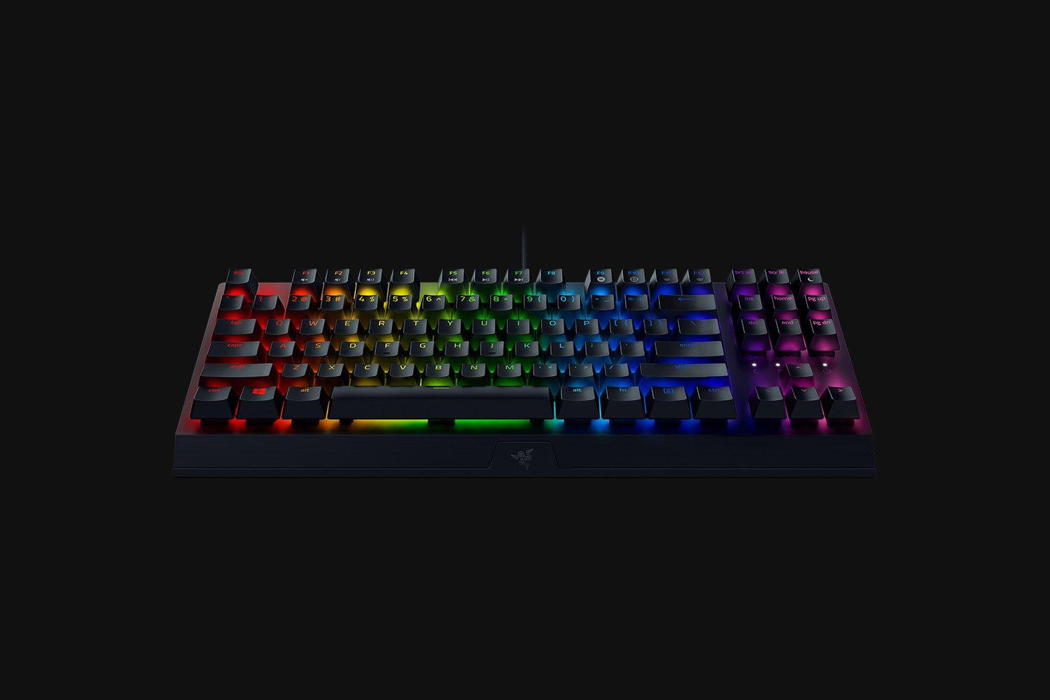 RAZER BLACKWIDOW CHROMA V3 TENKEYLESS MECHANICAL GAMING KEYBOARD (GREEN SWITCHES) - DataBlitz