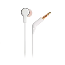 JBL TUNE 210 IN-EAR HEADPHONE WITH ONE-BUTTON REMOTE/MIC (WHITE/GRAY) - DataBlitz