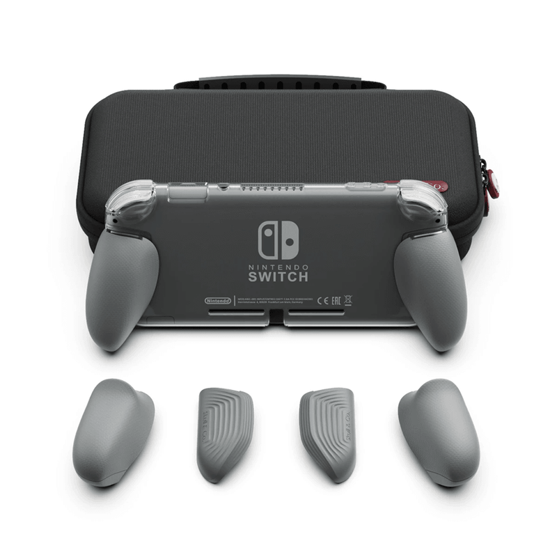 SKULL & CO. NSW MAXCARRY GRIP CASE BUNDLE FOR SWITCH LITE GRAY - DataBlitz