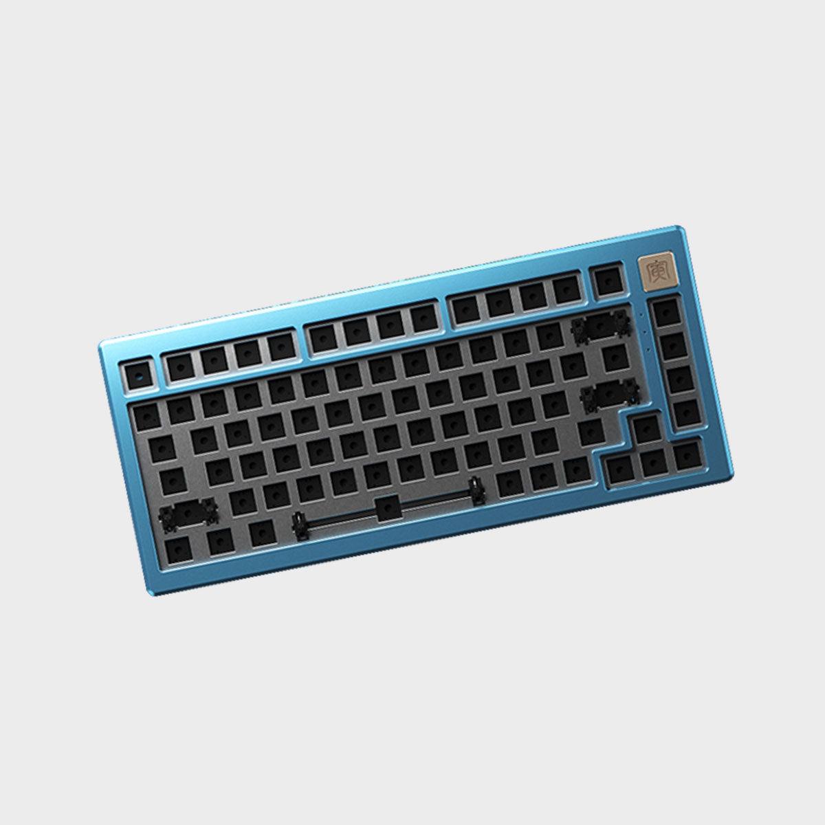 AKKO MOD006 RGB Hot-Swappable Mechanical Keyboard DIY Kit With Gasket Mount Structure (Sky Blue) - DataBlitz