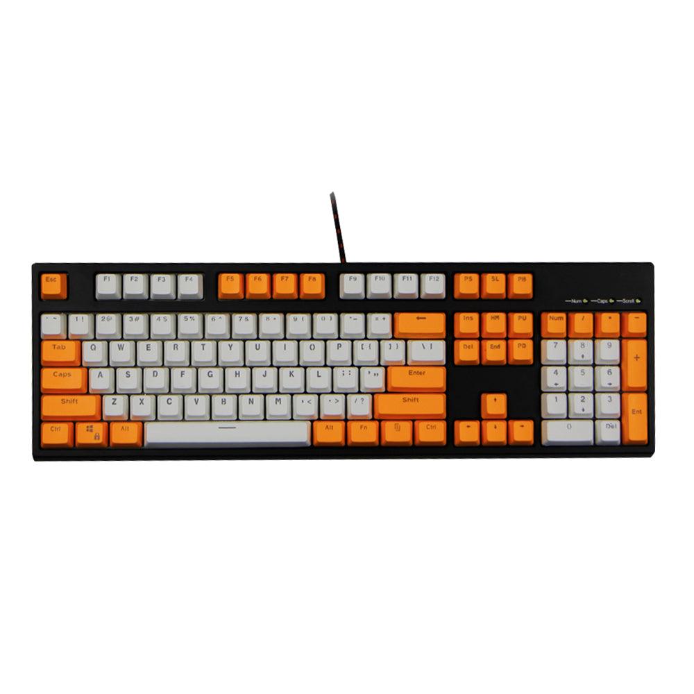104 Doubleshot OEM PBT Keycaps (Thermal Orange) - DataBlitz