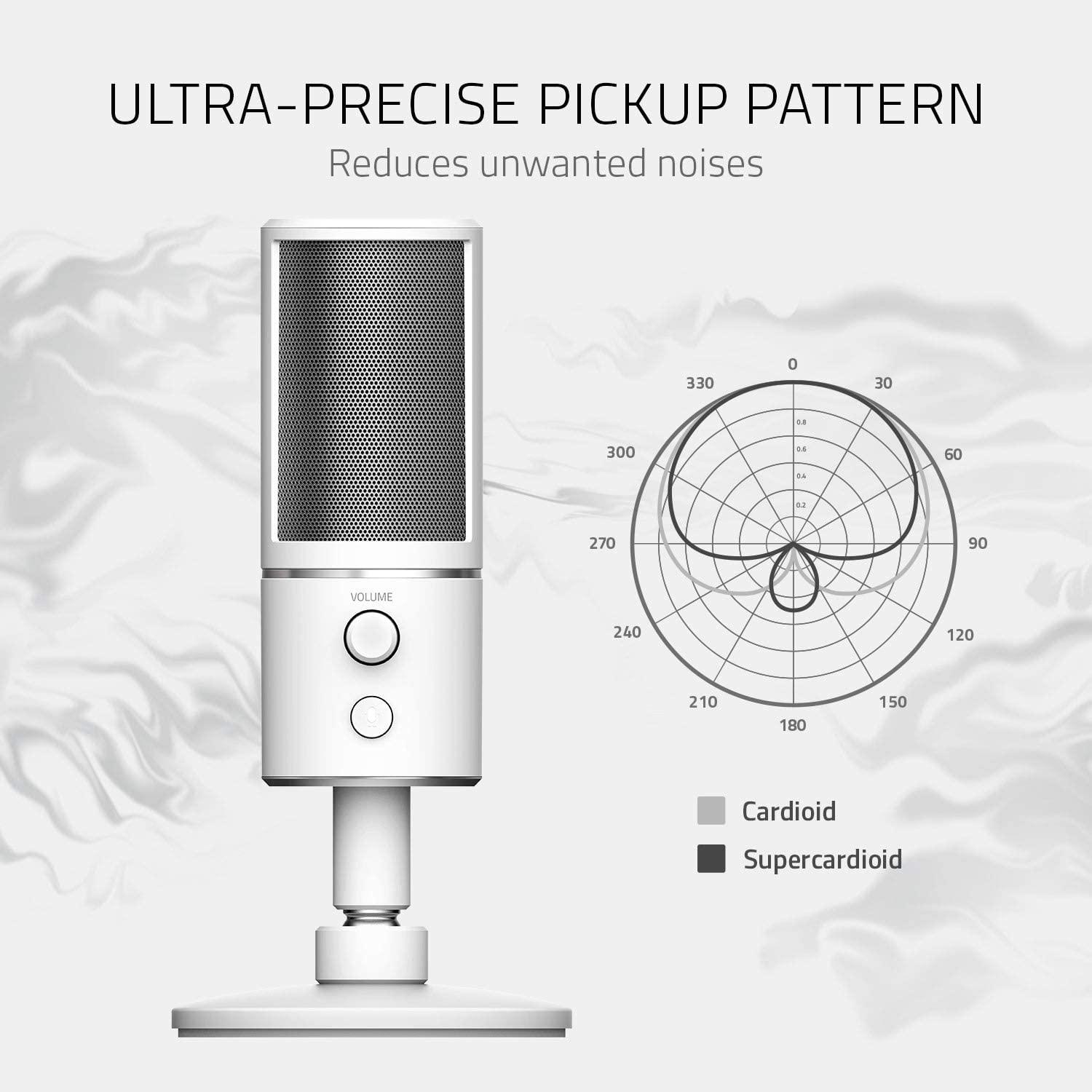 RAZER SEIREN X CONDENSER STREAMING MICROPHONE (MERCURY) - DataBlitz