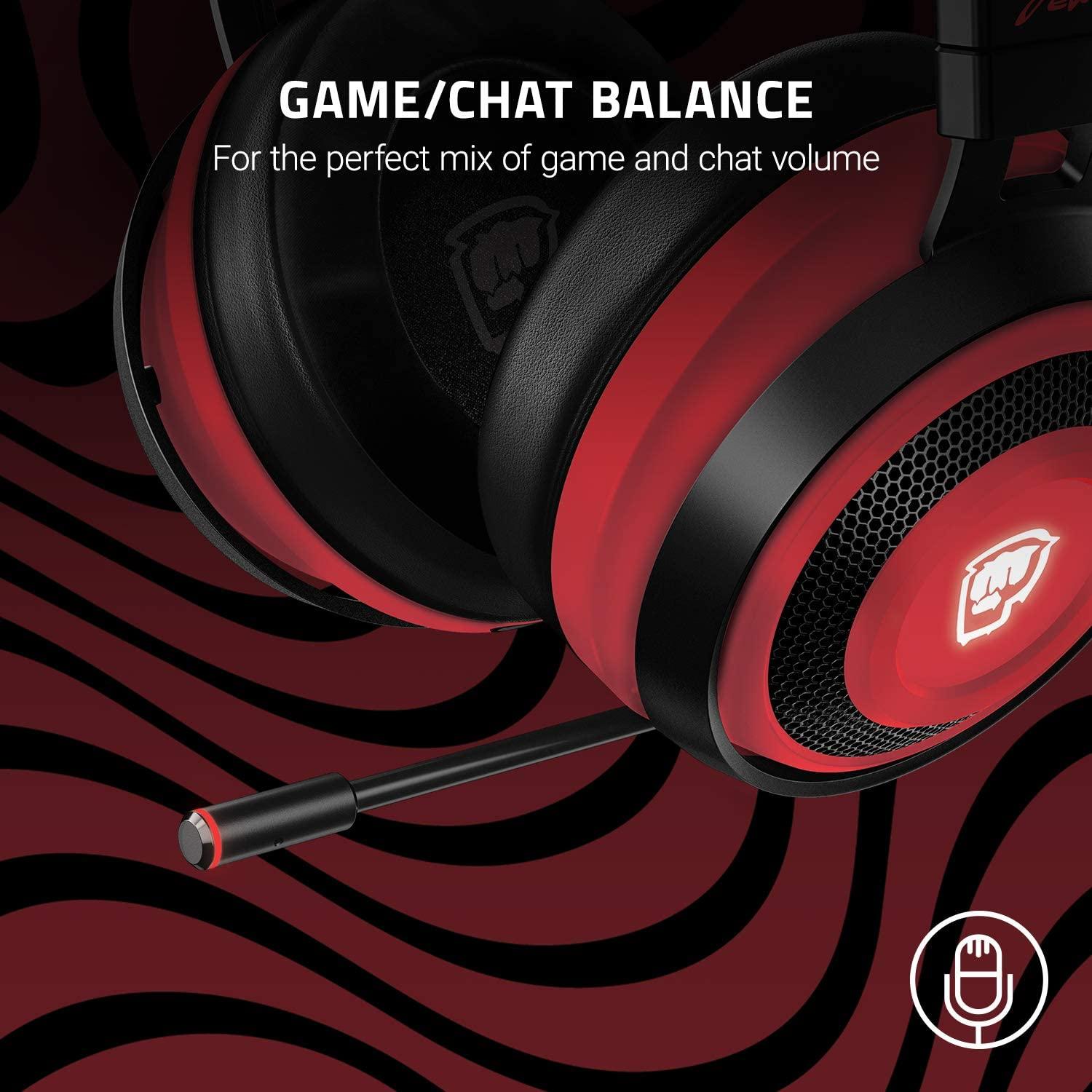 RAZER NARI ULTIMATE WIRELESS GAMING HEADSET PEWDIEPIE EDITION WITH RAZER HYPERSENSE TECHNOLOGY - DataBlitz