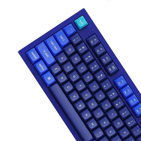 Keychron Q3 QMK Custom Mechanical Fully Assembled Navy Blue Wired Keyboard (Red Switch) (Q3j1) - DataBlitz