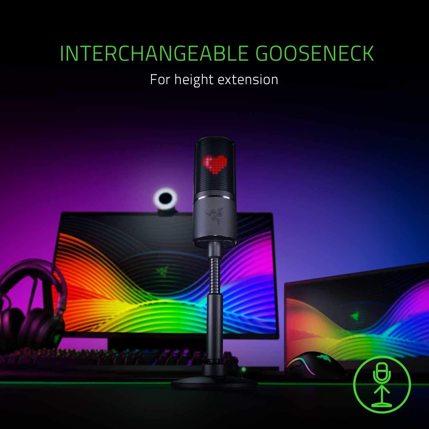 RAZER SEIREN EMOTE STREAMING MICROPHONE WITH EMOTICON DISPLAY - DataBlitz