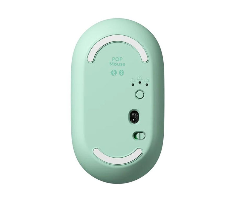 LOGITECH POP MOUSE WIRELESS WITH CUSTOMIZABLE EMOJI (DAYDREAM MINT) - DataBlitz