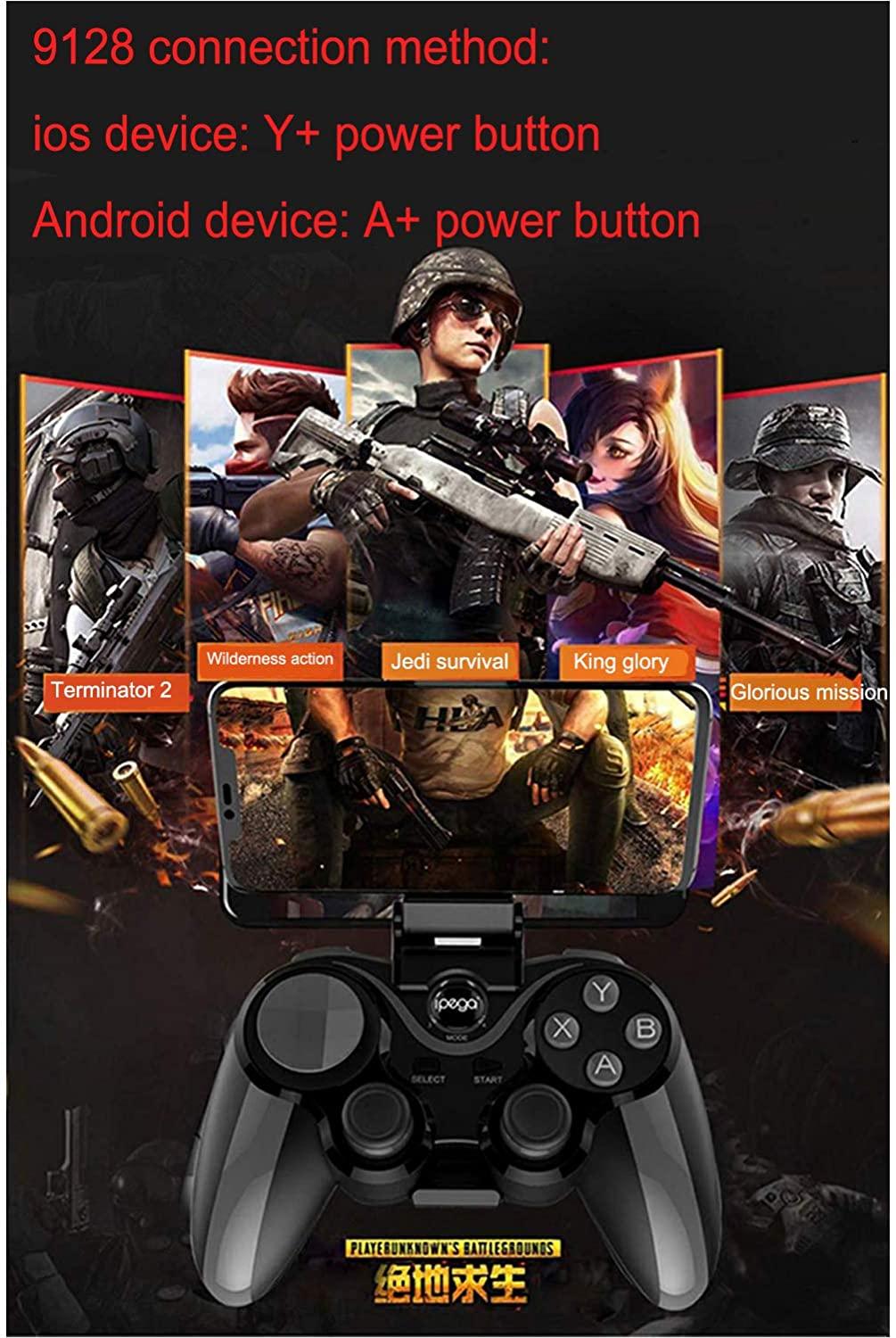 IPEGA BLACK KINGKONG WIRELESS CONTROLLER (FOR IPHONE/IPAD/ANDROID SMARTPHONE/TABLET) (PG-9128) - DataBlitz