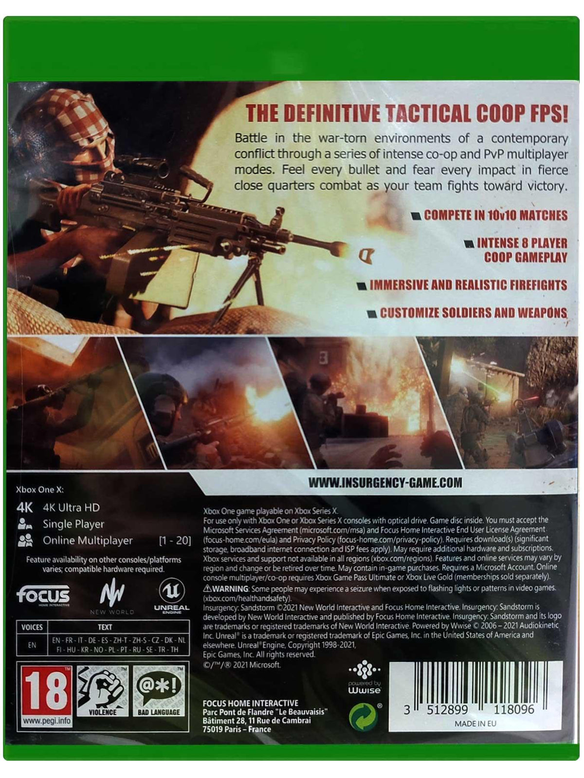 XBOXONE INSURGENCY SANDSTORM (EU) - DataBlitz