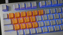 TAIHAO RUBBER DOUBLE SHOT BACKLIT GAMING KEYCAPS SET FOR CHERRY MX SWITCH TYPE (18-KEYS) (NEON ORANGE) - DataBlitz