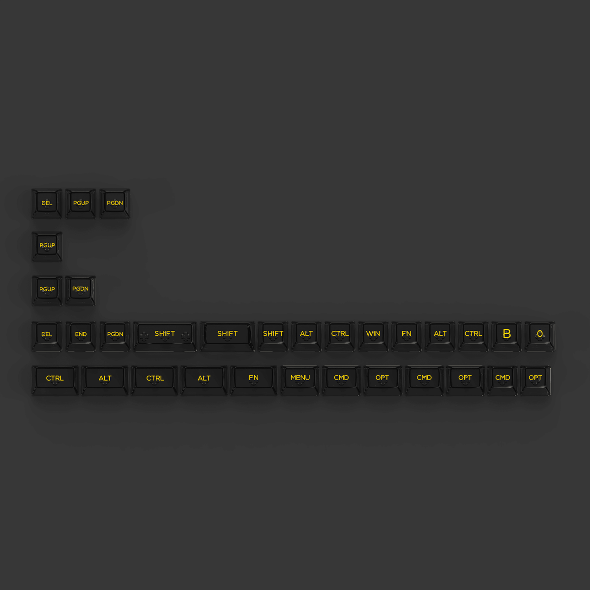 Akko Clear Black V2 Transparent Keycaps Set ASA 155 KEYS - DataBlitz