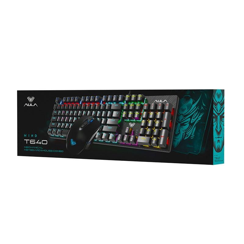 Aula Wind T640 Mechanical Wired Gaming Keyboard And Wired Gaming Mouse Combo - DataBlitz