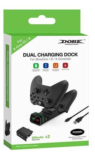 DOBE XBOX ONE DUAL CHARGING DOCK FOR XB1/ S / X CONTROLLER (TYX-19006) - DataBlitz