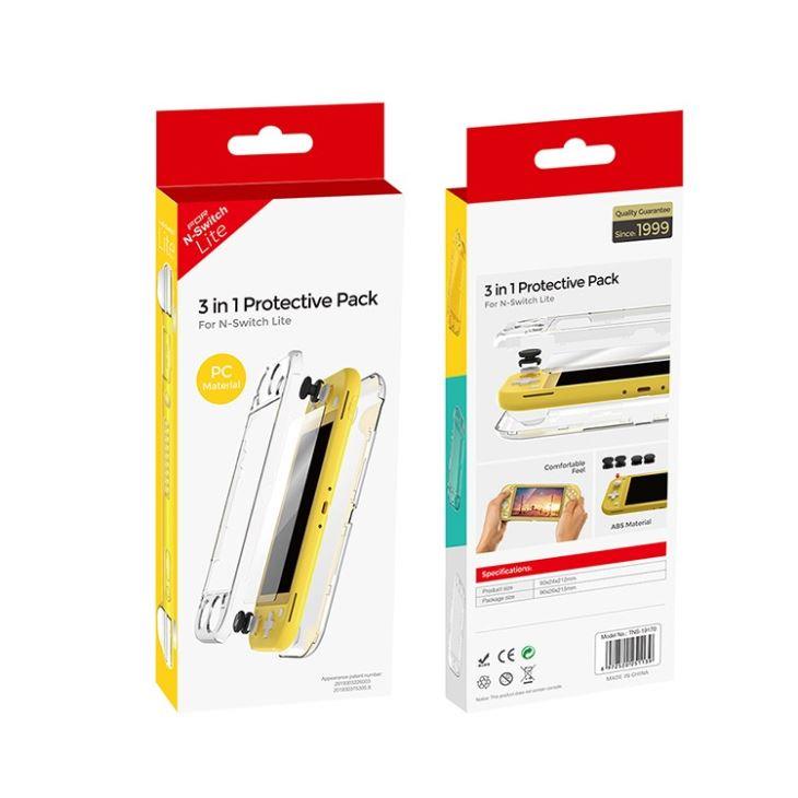 DOBE NSW3 IN 1 PROTECTIVE PACK PC MATERIAL FOR N-SWITCH LITE (TNS-19170) - DataBlitz