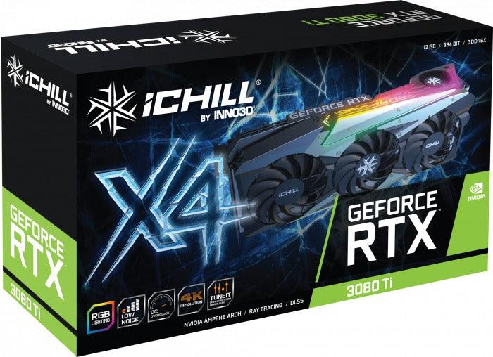 Inno3D GeForce RTX 3080 Ti iChill X4 12GB GDDR6X Graph­ics Card (C308T4-126XX-1810VA36) - DataBlitz