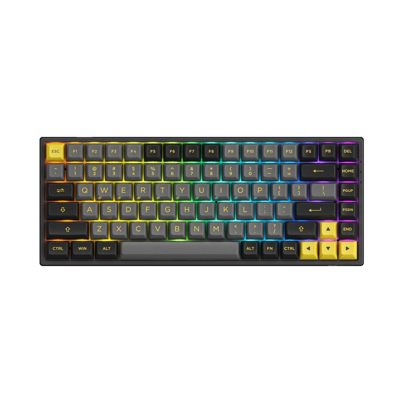 AKKO Black & Gold 3084B Plus Mechanical Keyboard (AKKO CS Jelly Purple) - DataBlitz