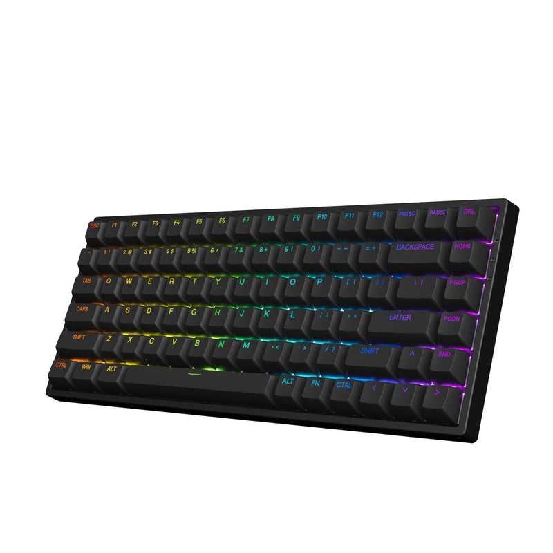 Akko 3084S Shine-Through RGB Hot-Swappable Mechanical Keyboard Black (Akko CS Jelly Purple) - DataBlitz