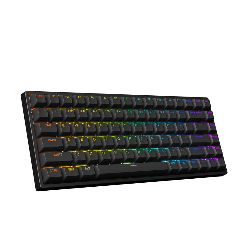 Akko 3084S Shine-Through RGB Hot-Swappable Mechanical Keyboard Black (Akko CS Jelly Purple) - DataBlitz