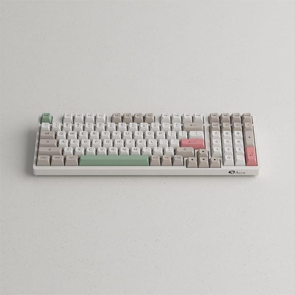 Akko 9009 Retro 3098B Multi-Modes RGB Mechanical Keyboard (AKKO CS Jelly White) - DataBlitz