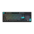 AKKO Black & Cyan 3098B Multi-Modes RGB Mechanical Keyboard (AKKO CS Jelly Blue) - DataBlitz
